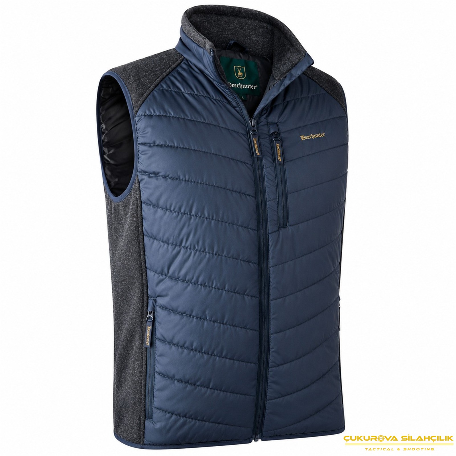 Deerhunter Moor Padded Lacivert SoftShell Yelek