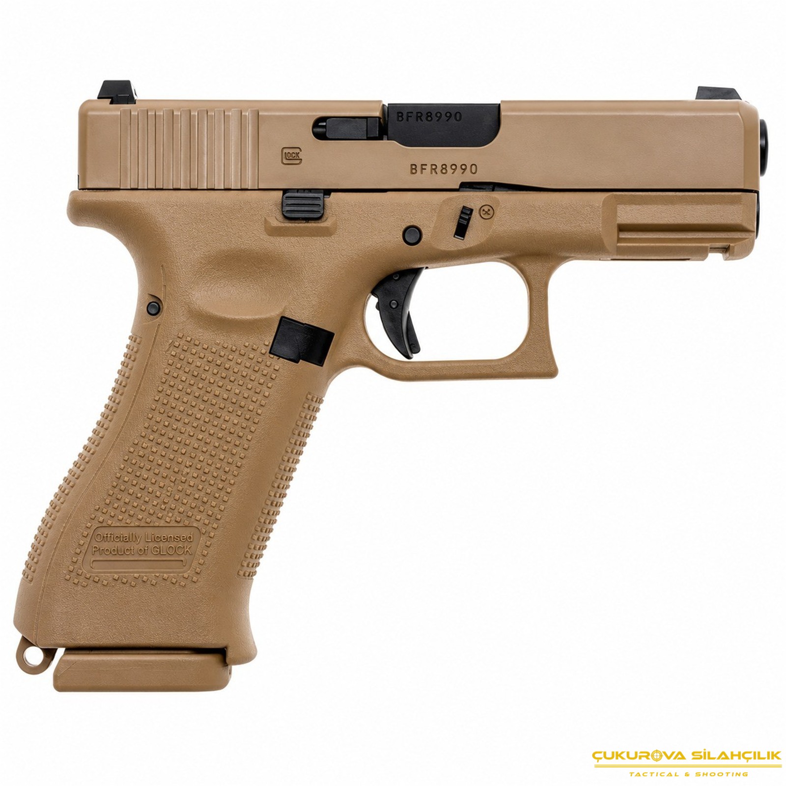 Umarex Glock 19X 6 Mm. Green Gas Blowback Tan Airsoft Tabanca