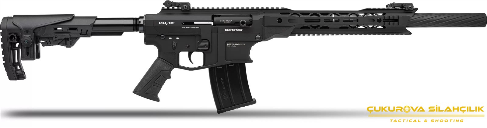 Derya MK-12 AS-101S 12 Ga Şarjörlü Tüfek
