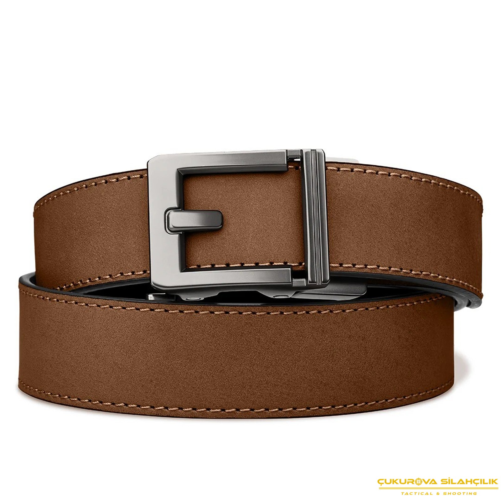 Kore 1.5" Deri X3 Kahverengi Buffalo Derisi Edc Kemer