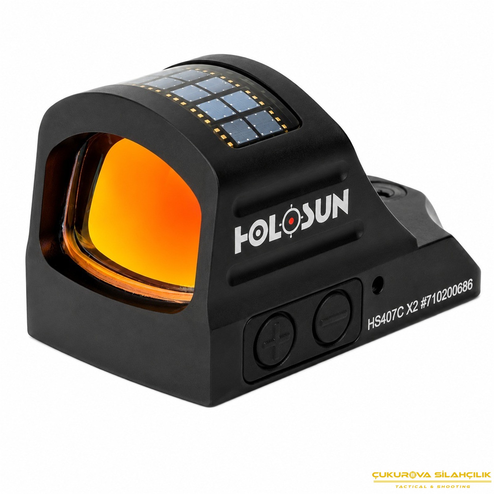 Holosun HS407C X2 Classic Solar Open Refleks Red Dot 2 MOA