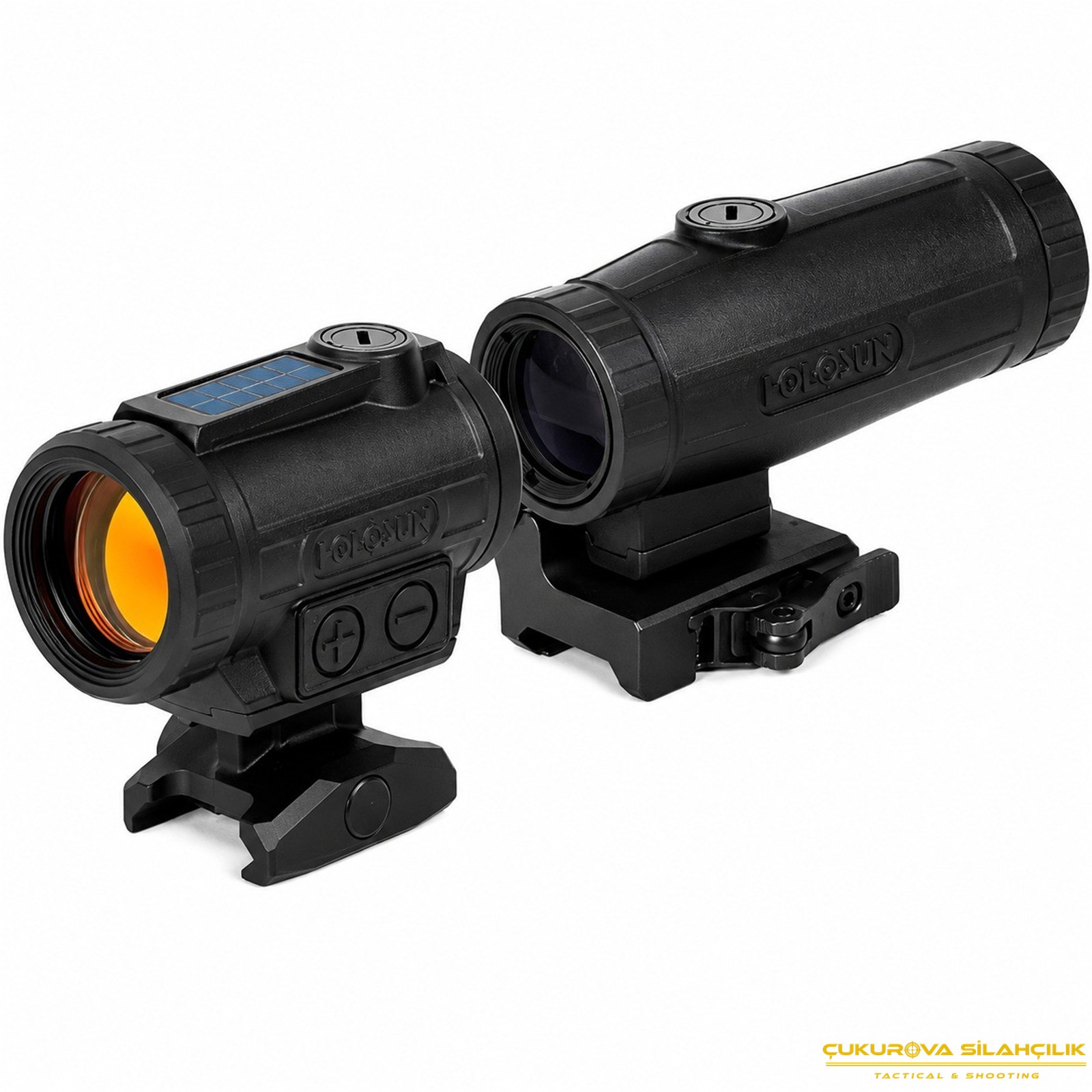 Holosun ARO-EVO-SPR Red Dot & HM3X Magnifier Büyüteç Seti