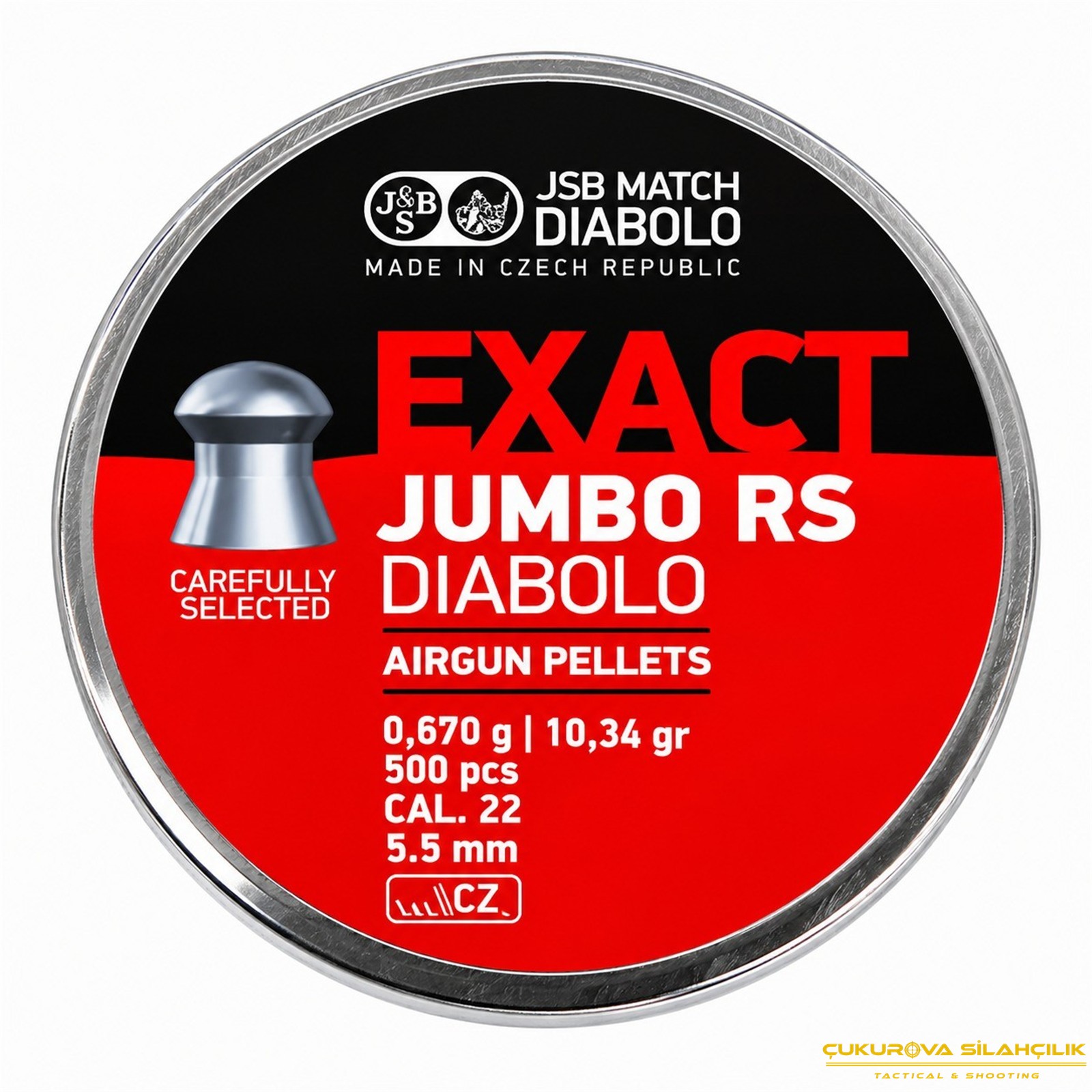 JSB Exact Jumbo Monster Diabolo Havalı Saçma 5.52 Mm. 500 Adet