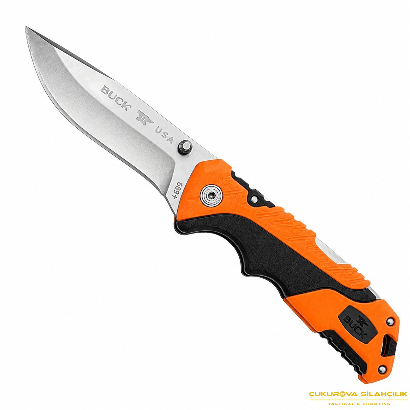Buck 659 Folding Pursuit Turuncu - Siyah Bıçak