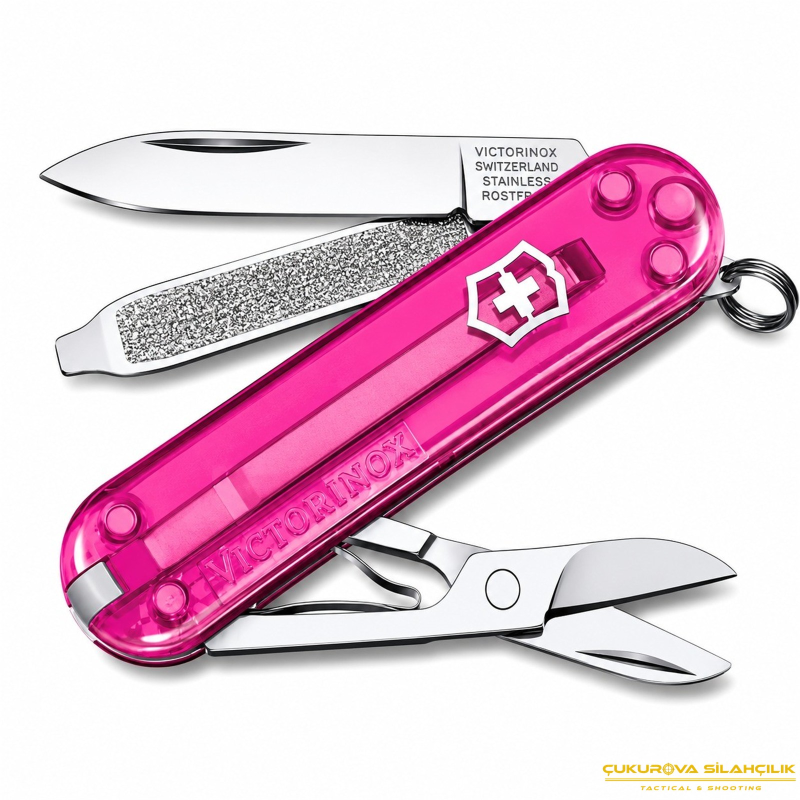 Victorinox 0.6223.T5G Classic Şeffaf Pembe Çakı
