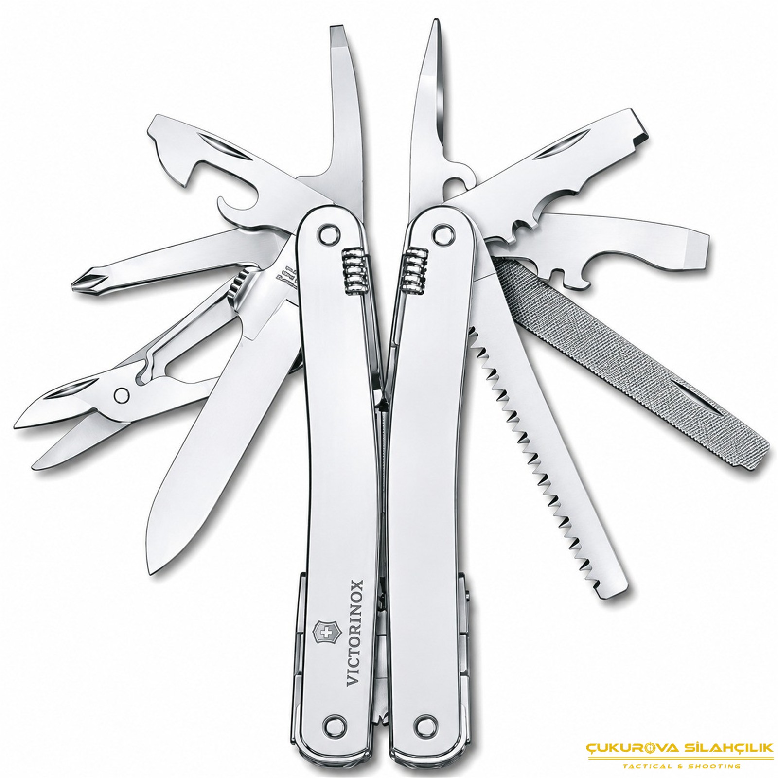 Victorinox 3.0224.MN MX Spirit Swisstool Gümüş Çakı