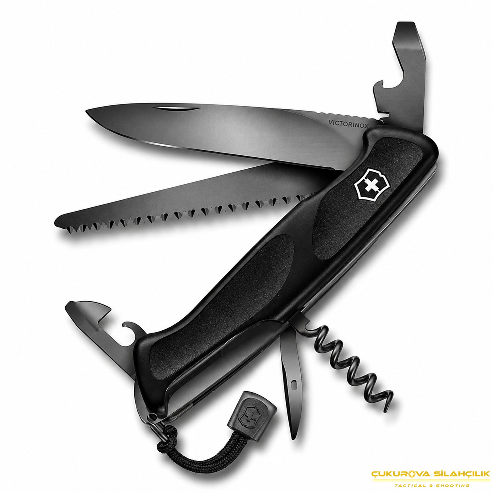 ​Victorinox 0.9563.C31P Ranger Grip 55 Onyx Siyah Çakı