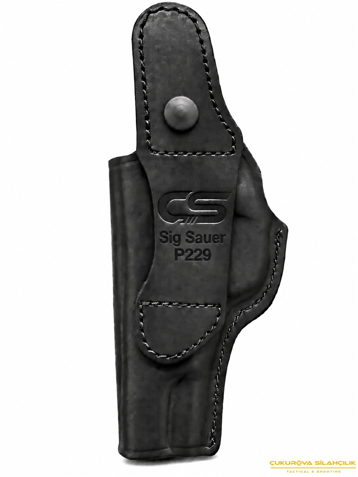 CS Maşalı Belt Sig Sauer P229 Tabanca Kılıfı Siyah