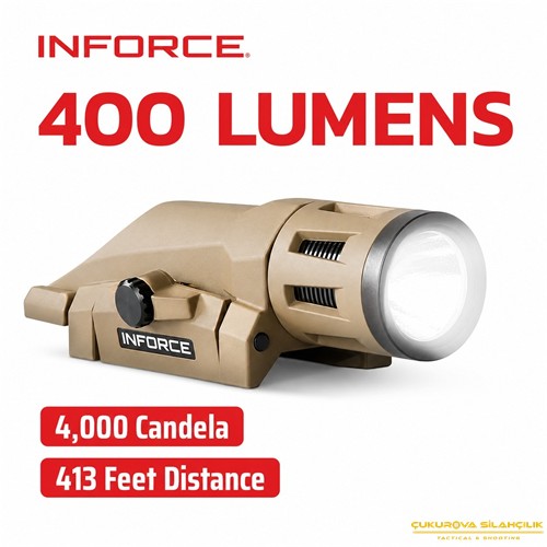 Inforce WML DE Gen2 400 Lümen Taktik Tüfek Feneri Çöl