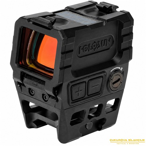 Holosun AEMS Enclosed Solar Multi-Reticle Green Dot 2 MOA & 65 MOA Circle