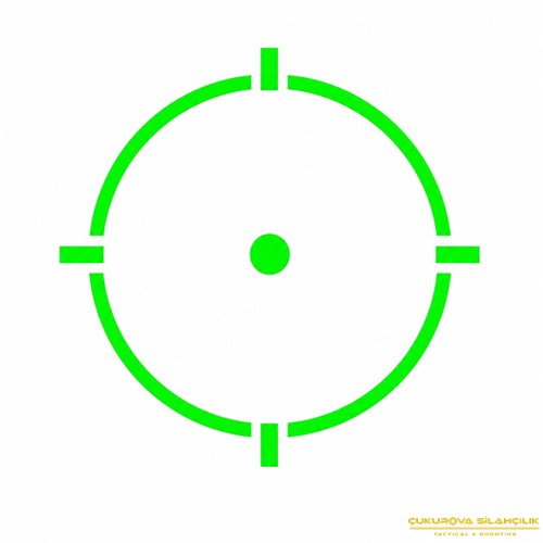Holosun AEMS Enclosed Solar Multi-Reticle Green Dot 2 MOA & 65 MOA Circle