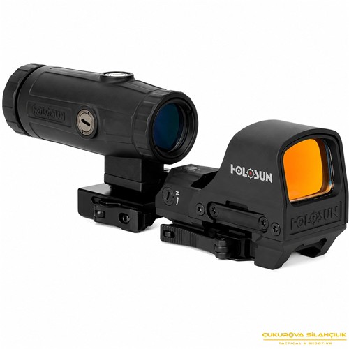Holosun HS510C Open Reflex Sight & HM3X Magnifier Büyüteç Seti
