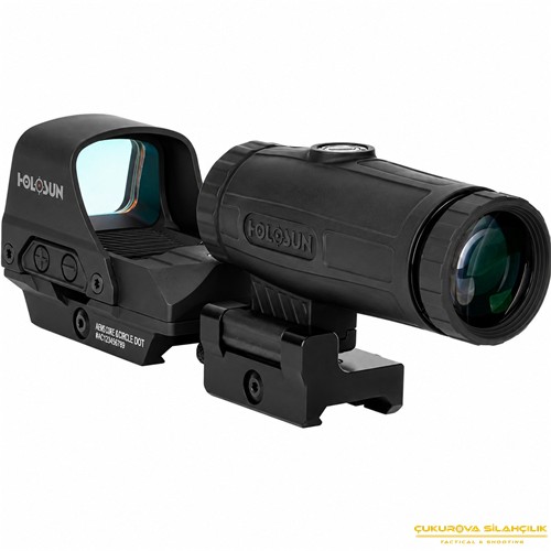 Holosun HS510C Open Reflex Sight & HM3X Magnifier Büyüteç Seti