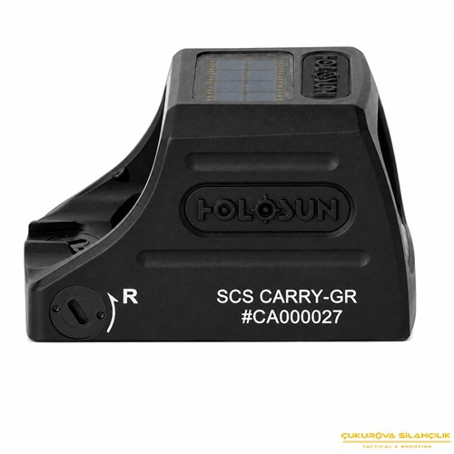 Holosun SCS Carry Solar Şarjlı Multi-Reticle Green Dot 2 MOA & 32 MOA Circle