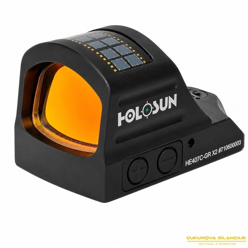 Holosun HE407C-GR X2 Classic Solar Open Refleks Green Dot 2 MOA