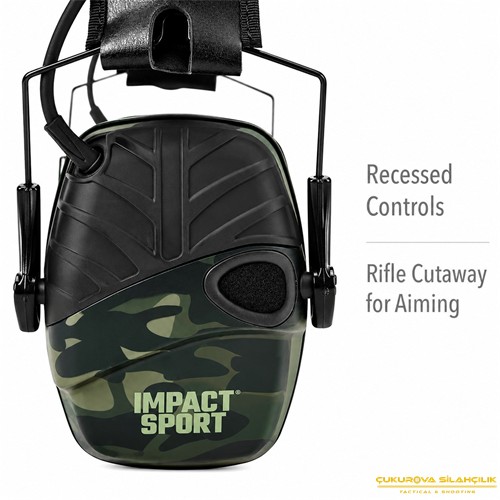 Howard Leight by Honeywell Impact Sport Sound Multicam Black Elektronik Atış Kulaklığı