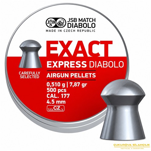 JSB Exact Express Diabolo Havalı Saçma 4.52 Mm. 500 Adet