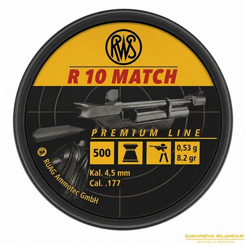 RWS R10 Match Havalı Saçma 4.50 Mm. 500 Adet