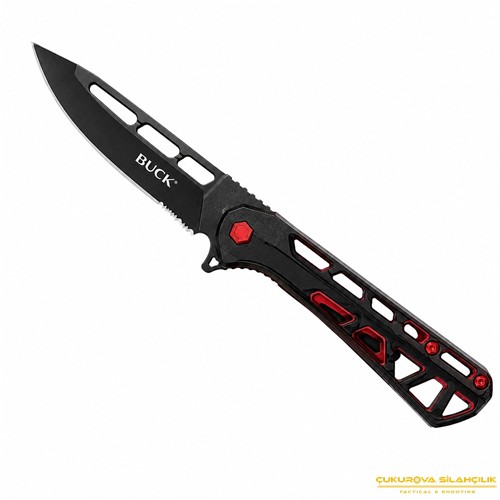 Buck 813 Mini Trace OPS Siyah - Kırmızı Bıçak