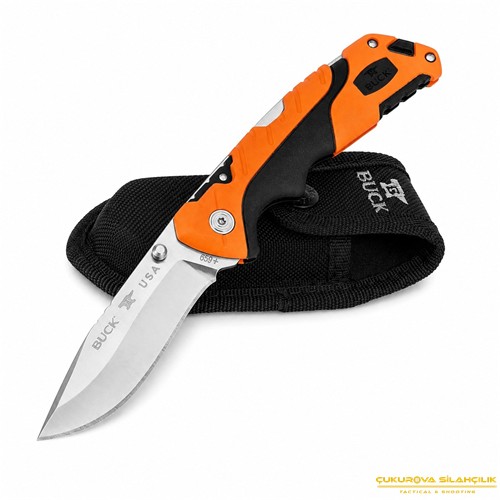 Buck 659 Folding Pursuit Turuncu - Siyah Bıçak