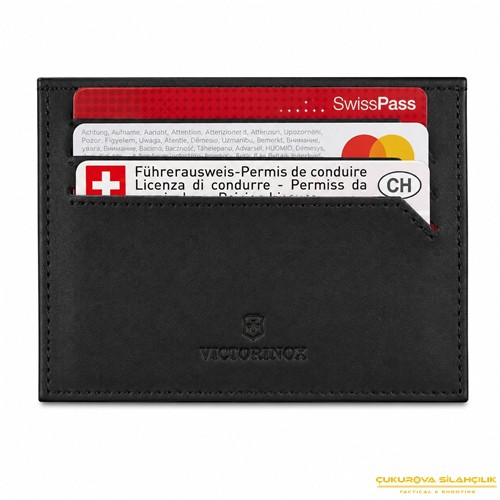 Victorinox 611580 Altius Alox Slim Kartlık Siyah