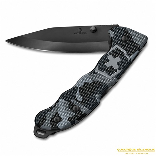 Victorinox 0.9425.DS222 Evoke BSH Alox Bıçak Mavi Kamuflaj