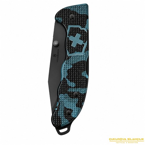 Victorinox 0.9425.DS222 Evoke BSH Alox Bıçak Mavi Kamuflaj